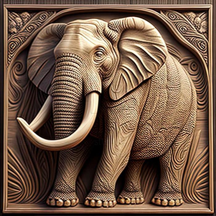 3D model Berezovsky Mammoth famous animal (STL)